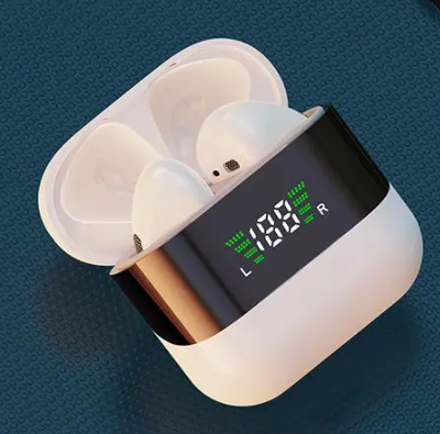 Wireless Touch Control Earphones Stereo Bass LED Digital Display Music Headphone
