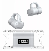 Open sound ear clip wireless bt tws headset led power display big battery new products