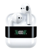 Wireless Touch Control Earphones Stereo Bass LED Digital Display Music Headphone 