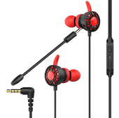 Stylish Customized Wired Earphone Dual Microphone Computer Game Headset
