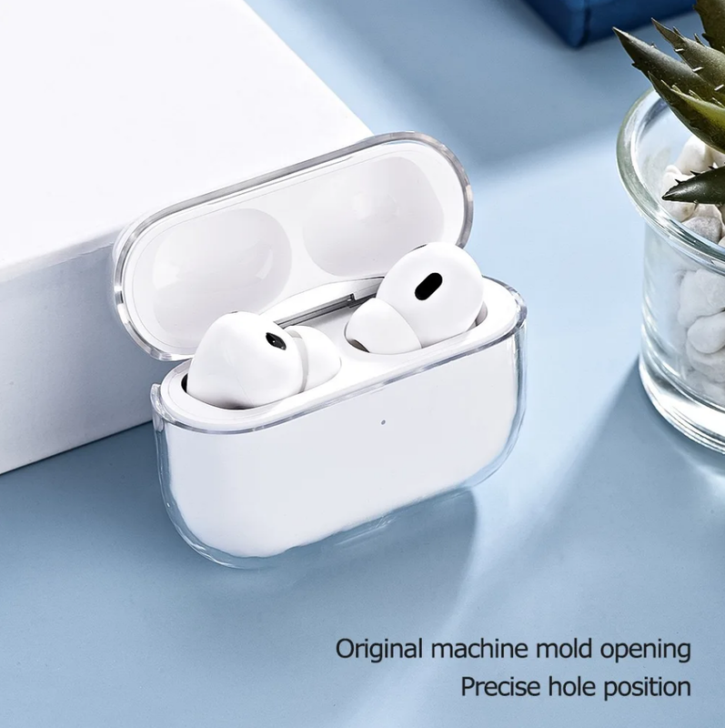 Hot Sale Transparent Earphone Cover Cases Shell for Airpods 1 2 3 Pro Case Transparent Cover