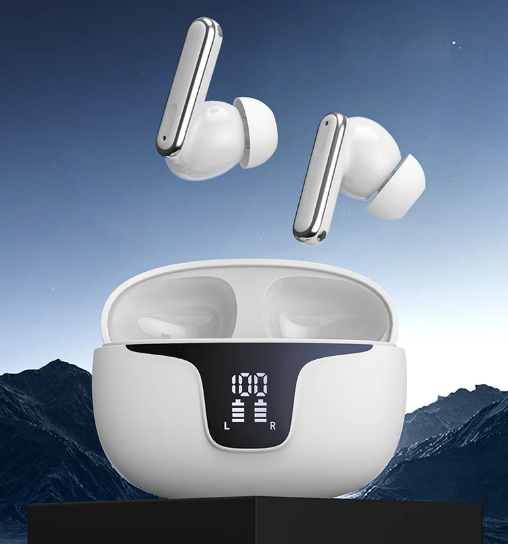 New Arriving ANC Wireless Earbuds High Quality Screen Display ENC TWS 5.3 Earphone Earbuds