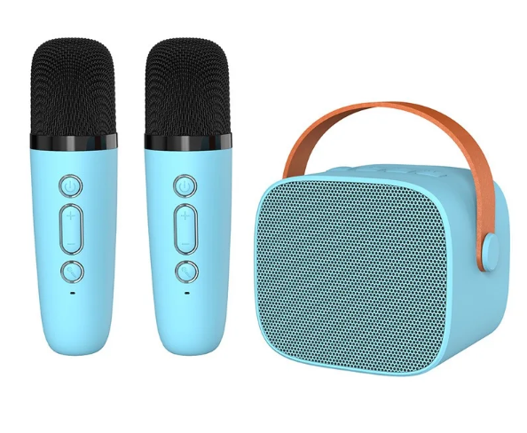Smart speaker karaoke bluetooth machine Bluetooth Speaker with Wireless Microphone for Adults Karaok