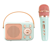 Hot Fashion FM Radio Retro Tf Card Speaker Portable Party Usb Wireless Karaoke Speaker For Home Mobi